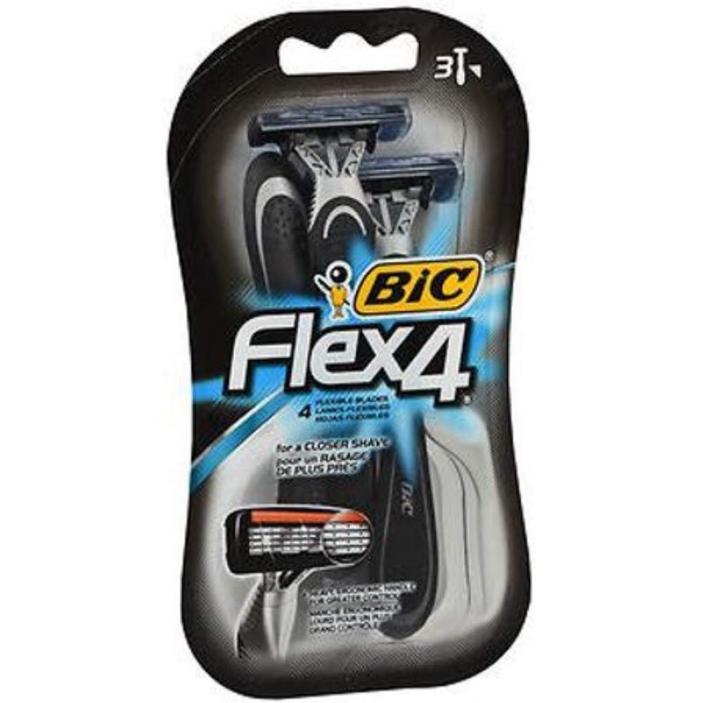BIC Bic Flex 4 Quad Shvr3ct Size 3ct