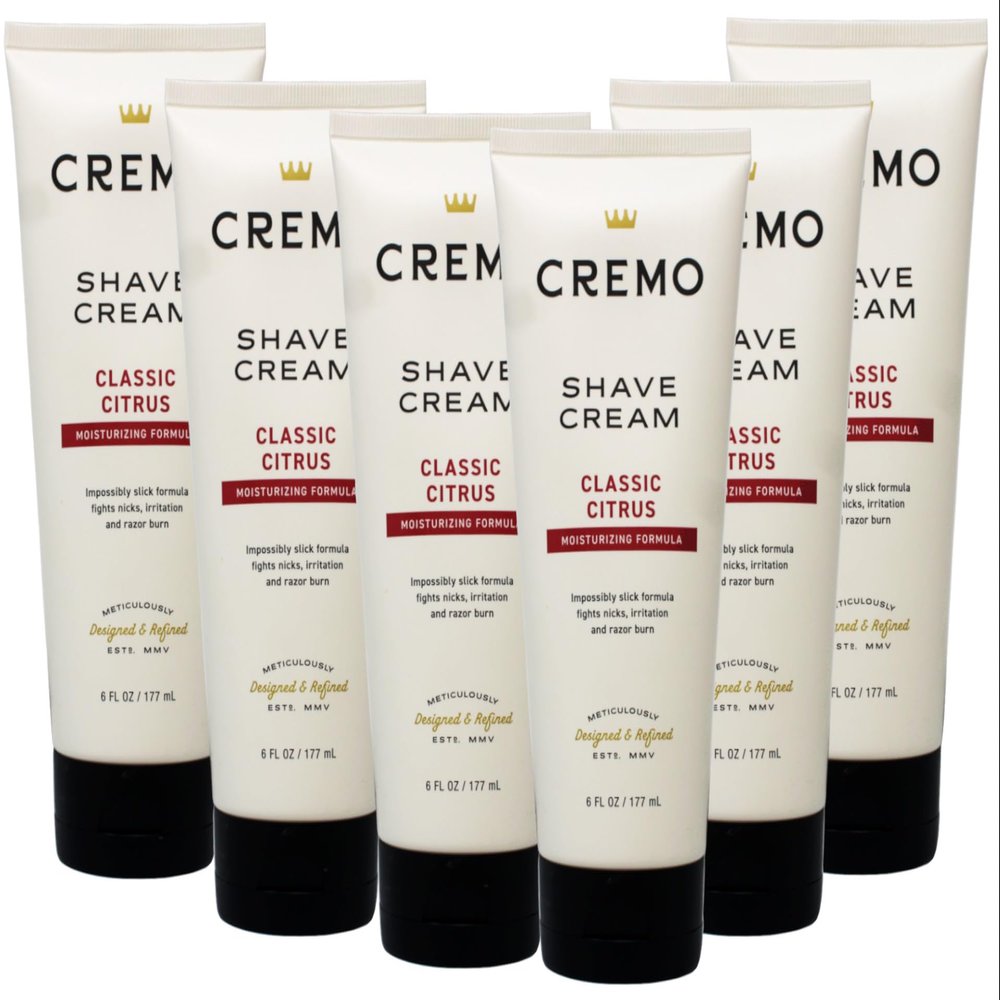 Cremo Cream Shave Cream 6 oz Pack of 6