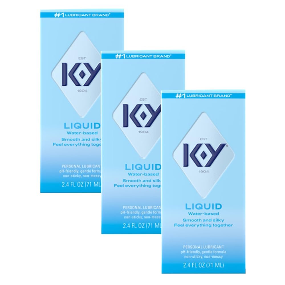 K-Y Natural Feeling Liquid 2.50 oz Pack of 3