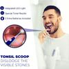 LED Tonsil Stone Remover | Bad Breath Cure | Easily Navigate Tonsil crypts | Tonsil Stones Removal Tool with 3 Interchangeable nozzles | Curettage Pick | Oral Hygiene | ORAVIX view 3