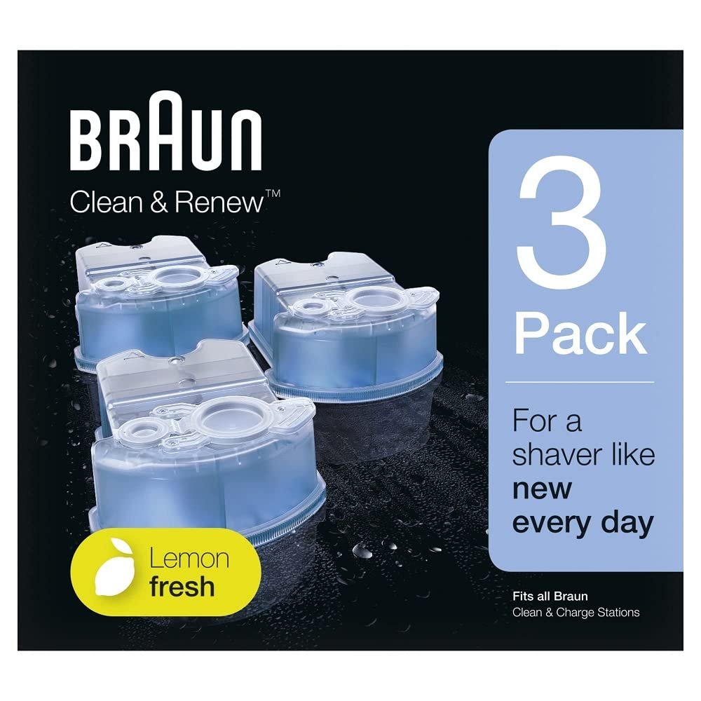Accessories by Braun Clean & Charge Cartridge 3 Pack