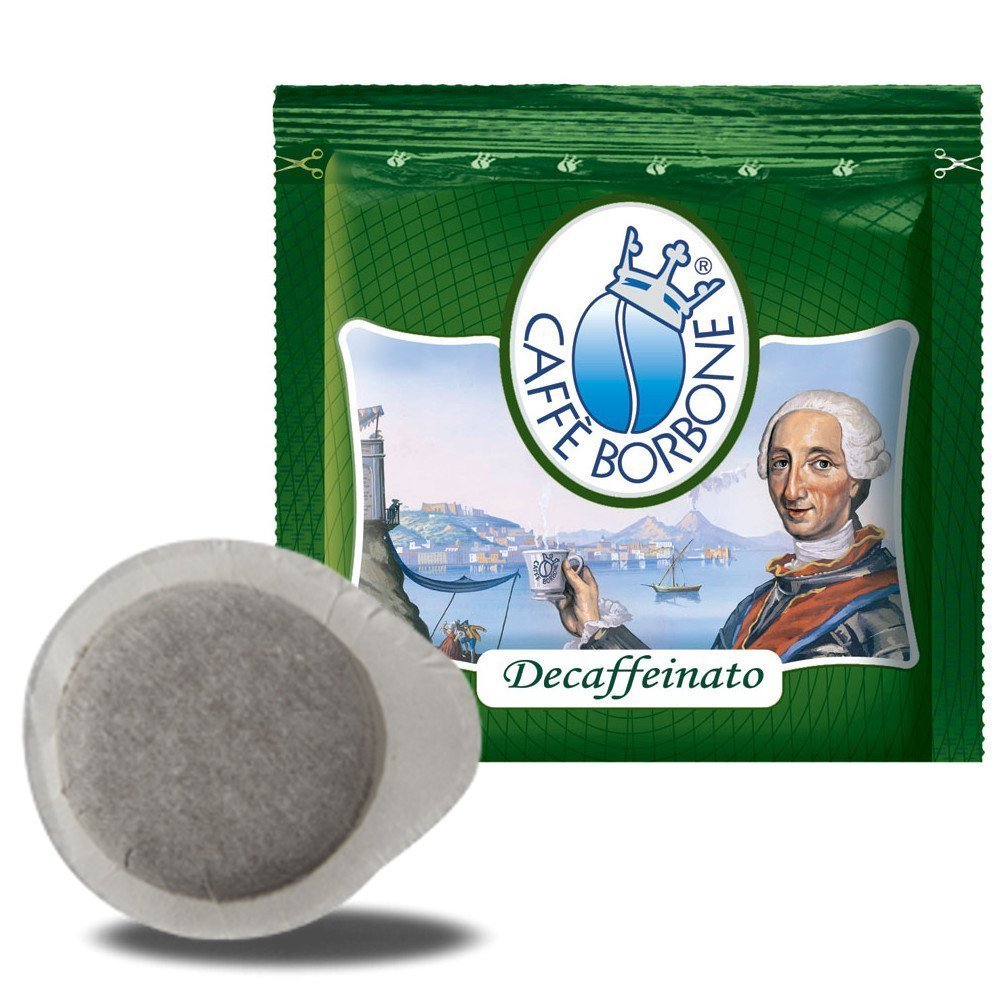 Caff Borbone DEK - 50 Pods Decaffeinated Compatible Coffee Capsules / Pods Italian Espresso Made in Naples