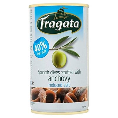 Fragata Olives Stuffed with Anchovy Reduced Salt 350g