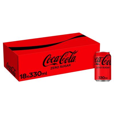 Coca-Cola Zero Sugar 18 x 330ml Cans
