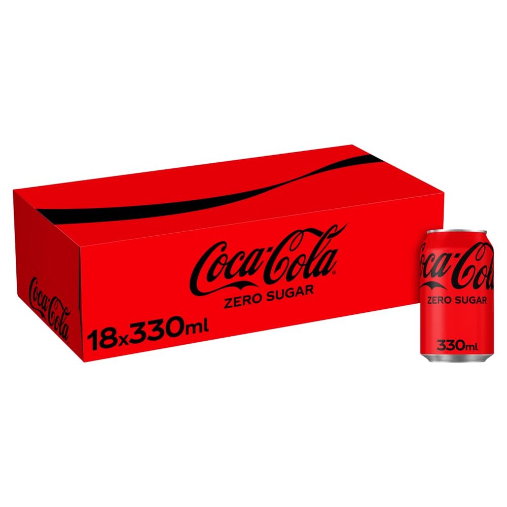 Coca-Cola Zero Sugar 18 x 330ml Cans