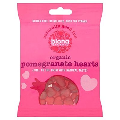 Biona Organic Pomegranate Hearts 75g