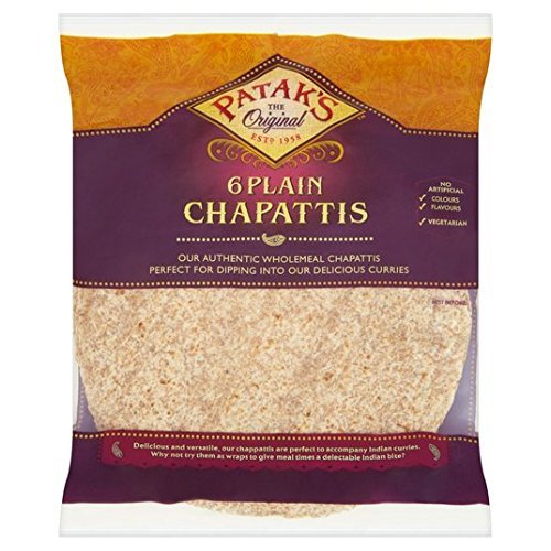 Patak's Plain Chapattis 6 per pack