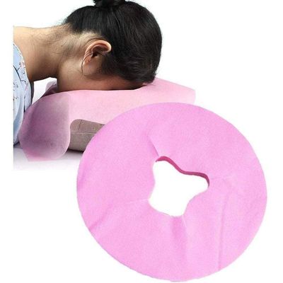 100pcs/set Headrest Cover Disposable Massage Sheet Breathing Hole for Spa Pillow Bed Table Salon Tools