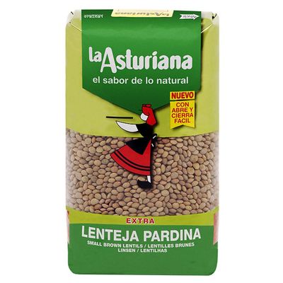 Dry pardina lentil - Lenteja pardina seca La Asturiana 500g
