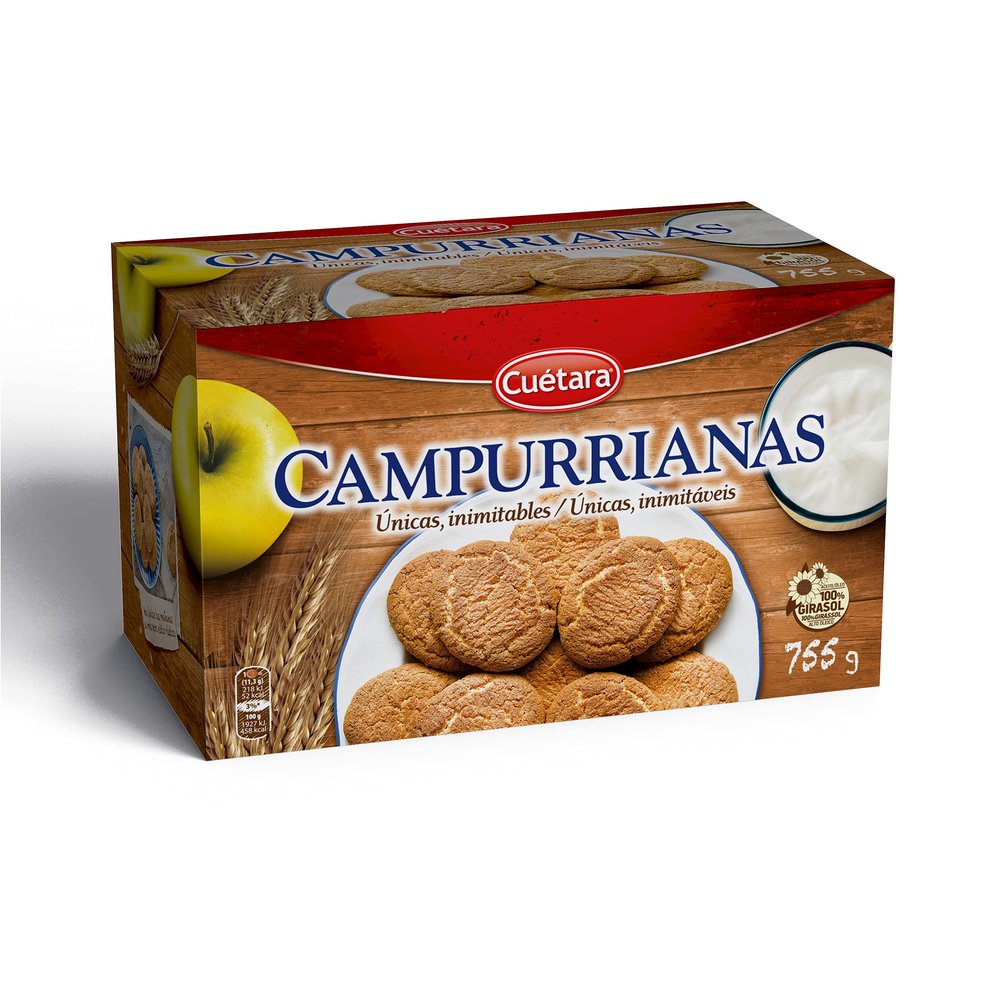 CAMPURRIANAS - Cuetara Cookies Box 800 Grs