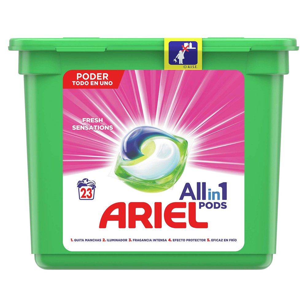 Ariel Fresh Sensation Pink Detergent Capsules 24 Washes
