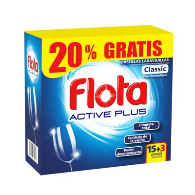 FLOTA dishwasher machine classic box 15 capsules