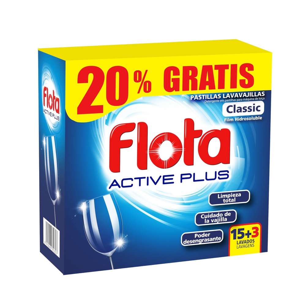 FLOTA dishwasher machine classic box 15 capsules