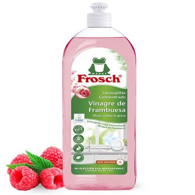 Frosch Hand Dishwasher Concentrate, Raspberry, Black, Standard, 750 Milliliters
