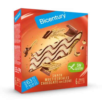 Bicentury - Multicereals bar sarialis gluten free - 78g - Milk Chocolate