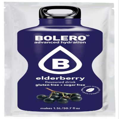 Bolero Classic Powder Sachet, 9 g, Elderberry, 12-Count