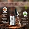The Man Company 100% Natural Beard Oil for Men with Almond Oil, Thyme, Argan, and Jojoba Oil for Faster Beard Growth - 1.1 Oz | Beard Conditioner Oil, Softens & Strengthens Beards and Mustaches view 2