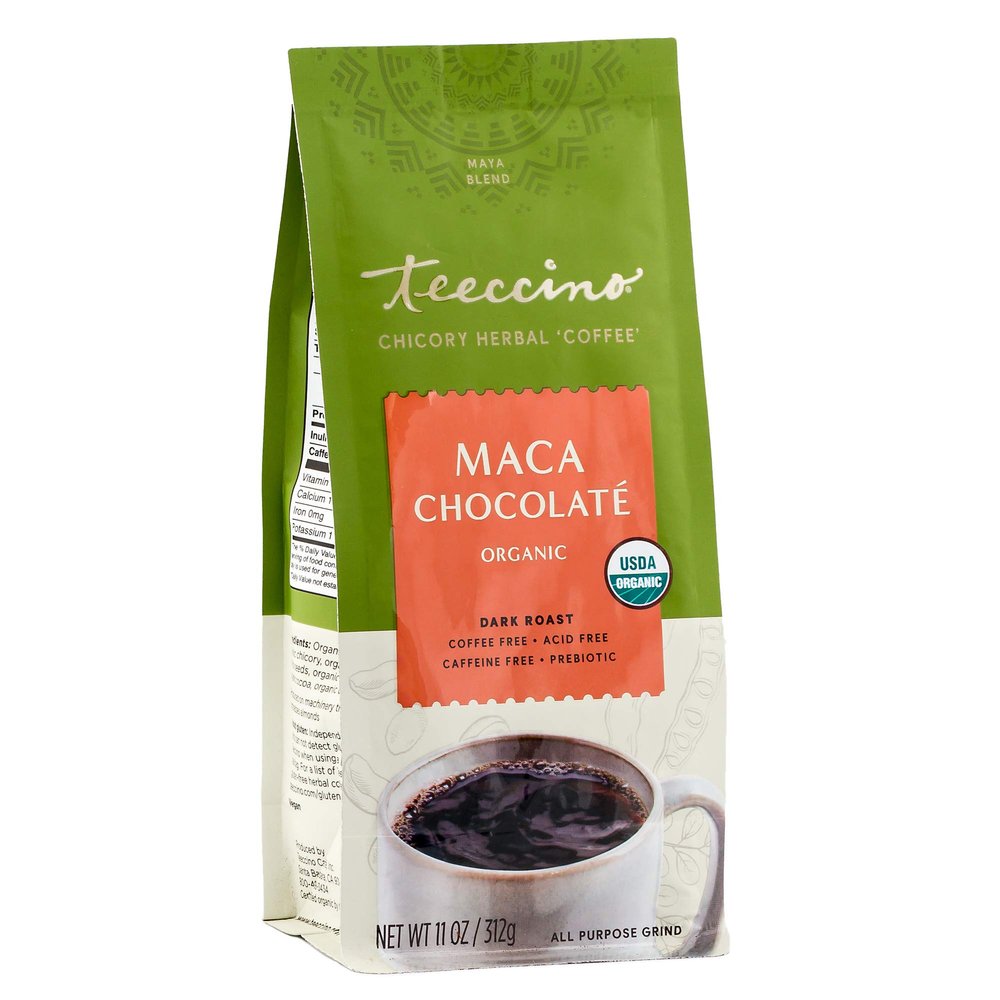 Pack of 1 x Teeccino Herbal Coffee - Chocolate - 11 oz