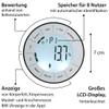 ADE Smart Body Analyser Scale BA 1601 FITvigo (digital body fat scale with app and bluetooth, for analysis of weight, body fat, body water, muscle mass and BMI) silver view 4