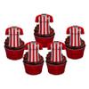 12 x Southampton FC Football Shirts - Choose from UNFLAVOURED or Vanilla-SWEETENED Toppers - Fun Novelty Birthday Premium Stand UP Edible Wafer Card Cake Toppers Decorations (Vanilla-Sweetened) view 1