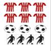 12 x Stoke City FC Football Shirts - Choose From UNFLAVOURED or VANILLA-SWEETENED Toppers - Fun Novelty Birthday PREMIUM STAND UP Edible Wafer Card Cake Toppers Decorations (Unflavoured) view 1