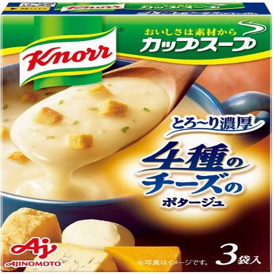 Knorr Cup Soup Rich Potage of Four Cheeses 12 Pieces Japan