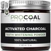 Activated Charcoal Teeth Whitening Powder by Procoal - 100% Natural Charcoal Teeth Whitening Toothpaste, Enamel-Safe, No Additives, No Fillers, No Artificial Flavour, Made in The UK view 1