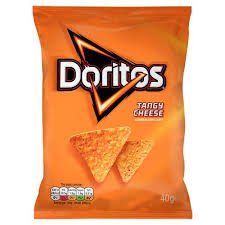 Doritos Tangy Cheese Flavour Crisps (40g x 32)