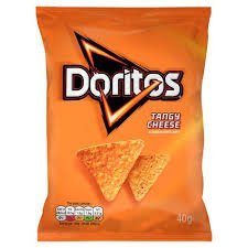Doritos Tangy Cheese Flavour Crisps (40g x 32)