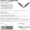 Acetyl L-Carnitine Powder (ALCAR) REDWELLS Premium Quality Vegan (250g) view 3