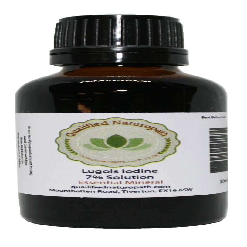Lugols Iodine Solution 7% - 30ml - with Dripper/Dropper Top