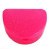 Slim Orthodontic Dental Case - Colour & Glitter Choices for Retainers, Bleaching Trays, Dentures & More (Glitter Pink) view 2