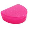 Slim Orthodontic Dental Case - Colour & Glitter Choices for Retainers, Bleaching Trays, Dentures & More (Glitter Pink) view 4