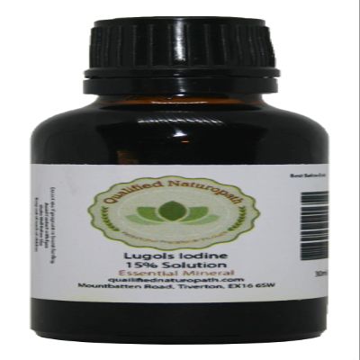 Lugols Iodine Solution 15% - 30ml - with Dripper/Dropper Top