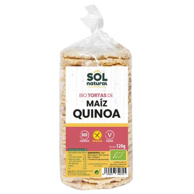 Bio Gluten-Free Corn Cakes with Quinoa 120 g