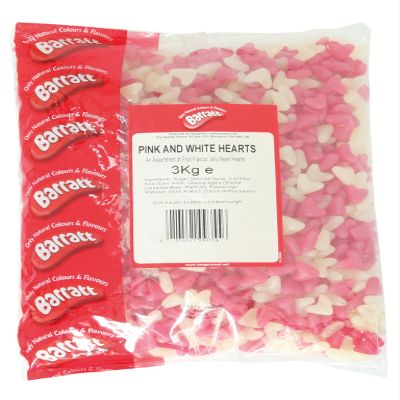 Barratt Jelly Love Hearts 3kg Bag (1 3KG Bag)