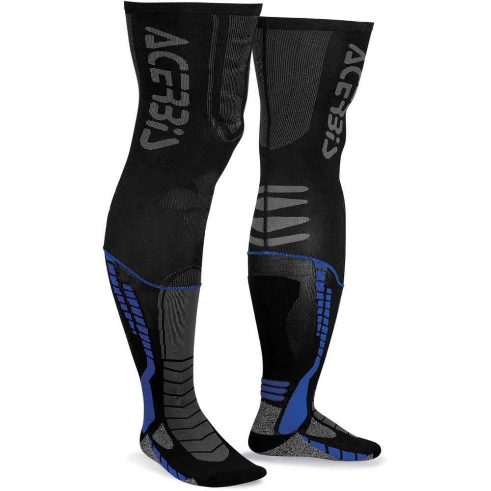 Acerbis X-Leg Pro Socks, Black/Blue, Small/Medium