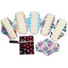 6PCS 10 Inch Bamboo Menstrual Pads Reusable Washable +1 Wet Bag (M10-6-01) view 2