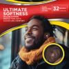 HEAROS Ultimate Softness Foam Earplugs, 32dB NRR Ear Plugs, 100 Pairs, Soft Ear Plugs Noise Reduction for Hearing Protection, Sleeping, Snoring, Working, Shooting, view 3