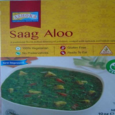 Ashoka Ready Meals Saag Aloo 280g (Pack of 10)