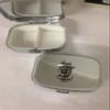 Winston Churchill R100 made of fine English Pewter on a travel silver rectangular Metal Pill Box view 1