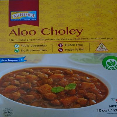 Ashoka Ready Meals Aloo Choley 280g (Pack of 10)