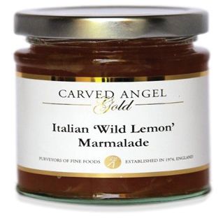 Carved Angel Gold - Italian Wild Lemon Marmalade - Perfect for Hot Toast, Fresh Pancakes, Patisserie and More - Mix with Olive Oil for a Salad or Fish Dressing - 215g