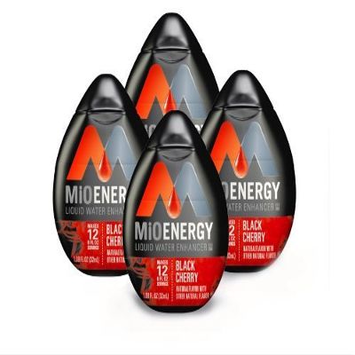 MIO Black Cherry, 1.08-ounce (Pack of 4) by Mio Energy