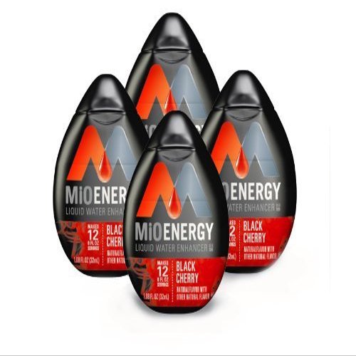 MIO Black Cherry, 1.08-ounce (Pack of 4) by Mio Energy