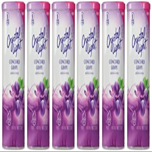Crystal Light Concord Grape, 12-Quart 2.01-Ounce Canister (Pack Of 6) by Crystal Light