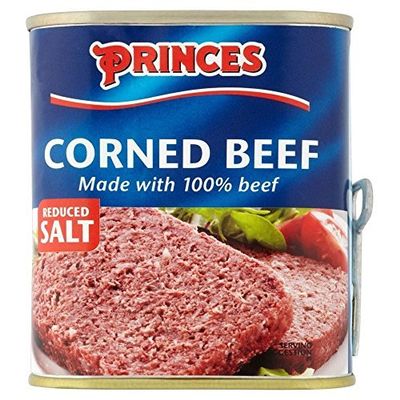 Princes Corned Beef Reduced Salt (340g) - Pack of 2 by Princes