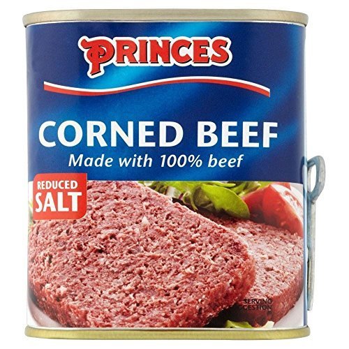 Princes Corned Beef Reduced Salt (340g) - Pack of 2 by Princes
