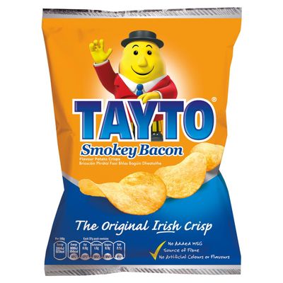TAYTO Smokey Bacon Crisps from Ireland 37g (8 count) by Tayto