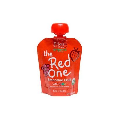 Ella's Kitchen Organic Smoothie Fruits, The Red One, 3-Ounce Pouches (Pack of 7) ( Value Bulk Multi-Pack) by Ella's Kitchen